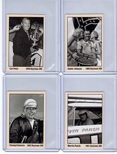 LOT OF 4 DAYTONA 500 WINNERS: LEE PETTY/JUNIOR JOHNSON/FIREBALL/PANCH / NM+