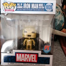 Figura Vinilo Pop Deluxe Marvel Salón de la Armadura Iron Man Modelo 1 Previsualizaciones Exclusiva