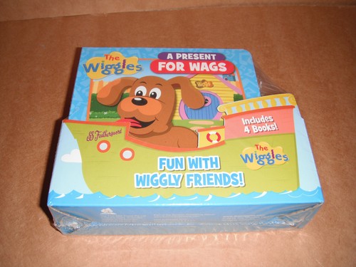 Wiggles Fun with Wiggly Friends - Shaped 4 Board Books Slipcase - Picture 2 of 3