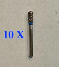 830L-021M FG Medium Pear Bur ISO# EX-21 FG830L-021M  10x diamond burs