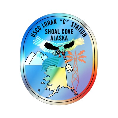 USCG Loran C Station Shoal Cove Alaska (U.S. Coast Guard) Holographic STICKER