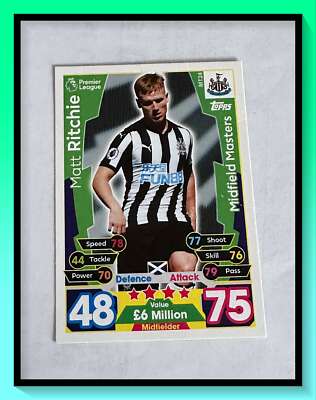 17/18 Topps Match Attax Premier League Trading Cards  -  Midfield Masters