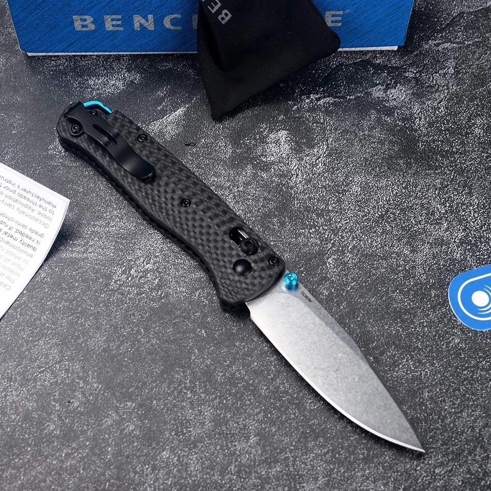 Benchmade - Bugout 535 EDC Knife with Black Carbon Fiber Handle - Image 3 of 4