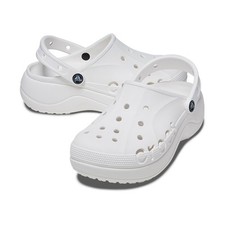 Crocs Baya Platform Clog White 25SWCL208186 Z100 Women Shoes