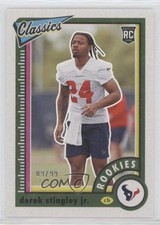 2022 Panini Classics Rookies Red Back 9/99 Derek Stingley Jr #194 0yi8