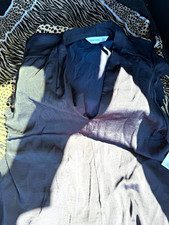 Nine West Women's Black Rayon Tunic Blouse V-Neck Pullover Short Sleeve 2XL