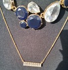 Lot Of 10 Sparkly Mixed Jewelry 2 Necklaces 5 Bracelets 3 Pairs Earrings — photo 4