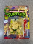 Vintage TMNT Tattoo Figure MOC 1991 Playmates w/ Staff Teenage Mutant Ninja