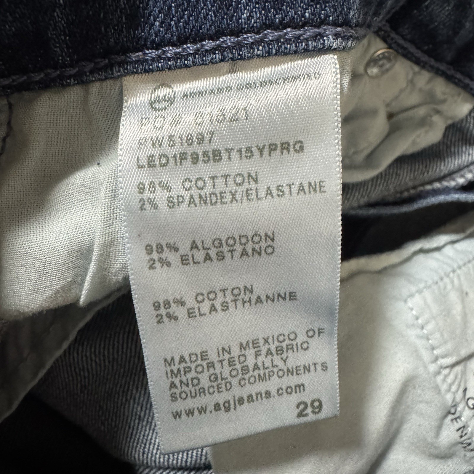 NWT $245 AG Jeans Sandra Straight Jeans in 15 Years Prague AG Jeans Size 19 thumbnail 11