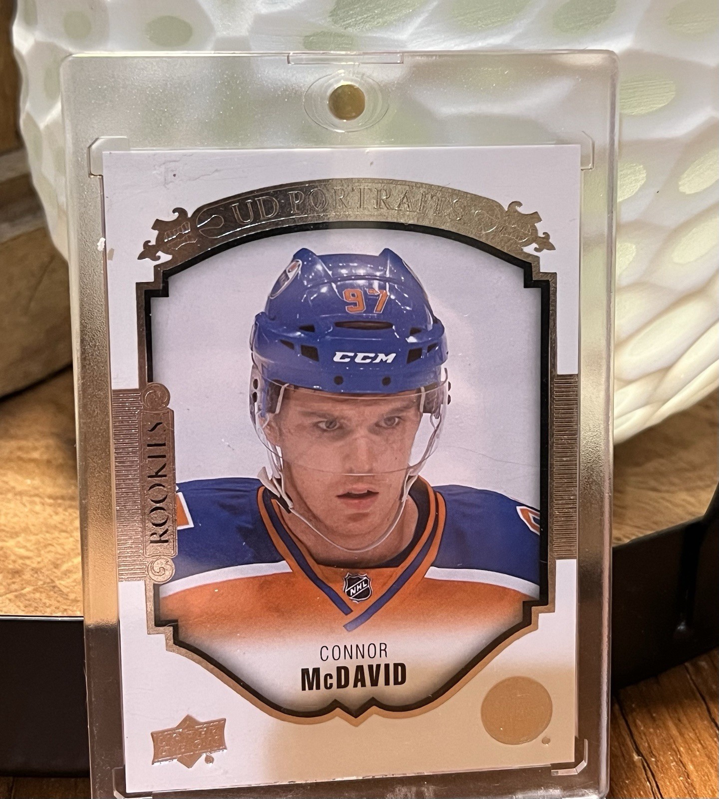 Upper Deck 2015-16 UD Portraits Rookie Connor McDavid #P-100 Oilers NHL