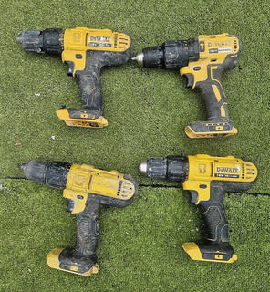 Joblot Dewalt cordless hammer drills all untested (x4)