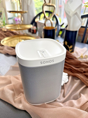 Sonos Play 1 Compact Wireless Speaker White w/ Power Cable