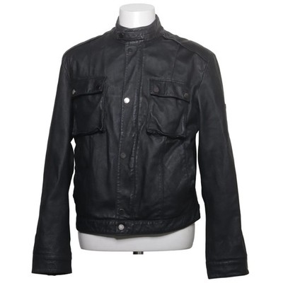 Conbipel, Lederjacke, Herren, Größe: 50, Schwarz, Leder, Einfarbig #P76
