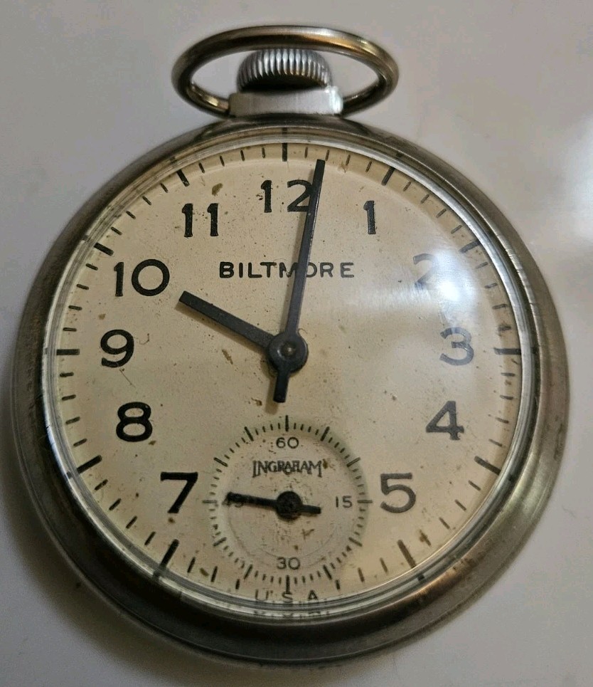 Ingraham Biltmore Pocket watch C14