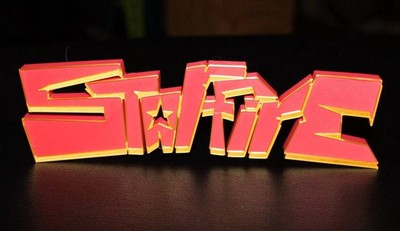 Starfire - Teen Titans - 3D printed Logo Sign Wall Desk Shelf Art