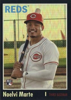 2024 Topps Archives Black Foilboard #158 Noelvi Marte REDS RC