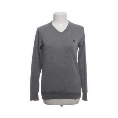 Volcom Corpo Class, Pullover, Größe: XS, Grau, Einfarbig, Feinstrick, Damen #lqZ