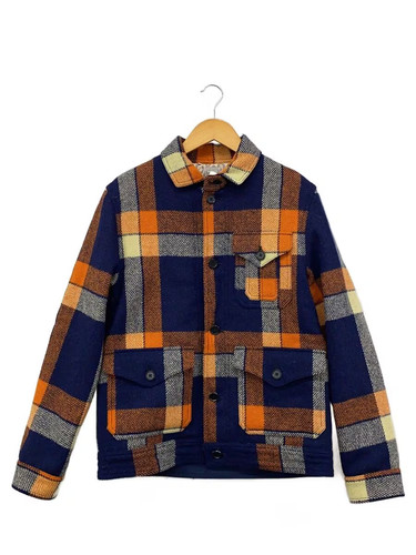 DELUXE(Deluxe Clothing) DELUXE (Deluxe × HARRIS TWEED Jacket L Orange