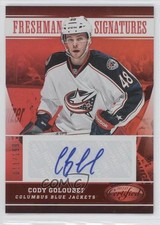 2012 Certified Freshman Signatures Mirror Red 11/199 Cody Goloubef #164 Auto 0a1