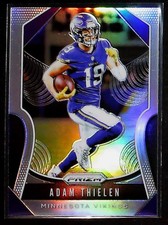 2019 Panini Prizm Adam Thielen Silver Prizm #124 Minnesota Vikings