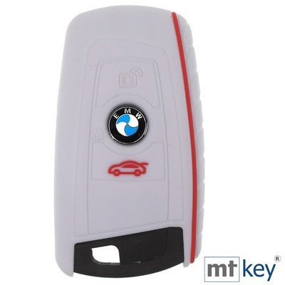 KEYLESS Schlüssel Hülle Weiß für BMW F20 F21 F22 F23 F30 F31 F34 F32 F26 F25 F33