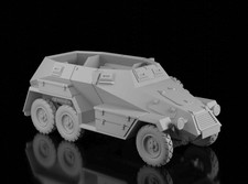 German WW2 Sd.Kfz 247 Ausf.A Resin 3d Printed Model 1:100, 87, 76, 72, 56