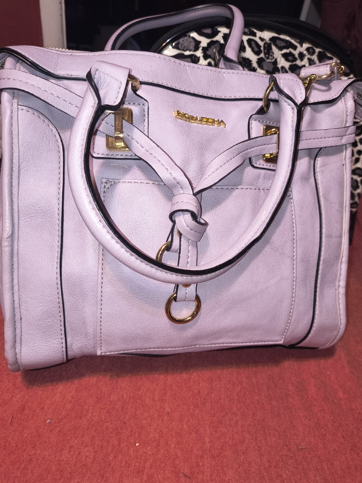 Retro Big Buddha Purple Beautiful Purse