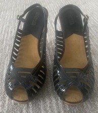 Michael Kors Black Patent Sandals