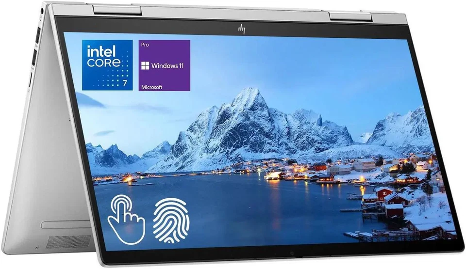 HP 14-es1023dx Envy x360 2-In-1 Touch Laptop 14" 512GB SSD 150U 16GB Win 11 - Image 2 of 4