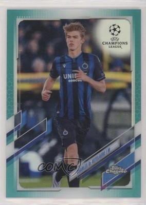 2020 Topps Chrome UEFA Champions League 6/199 Charles De Ketelaere Rookie RC n0c
