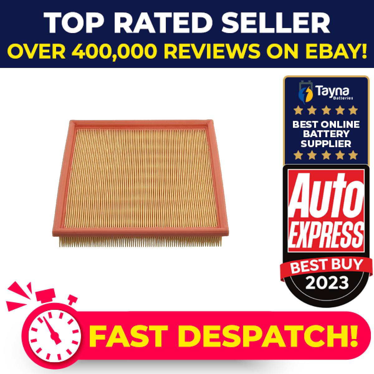 Air Filter fits BMW 318 E36 1.9 95 to 99 13721247404 13721247405 Febi Quality