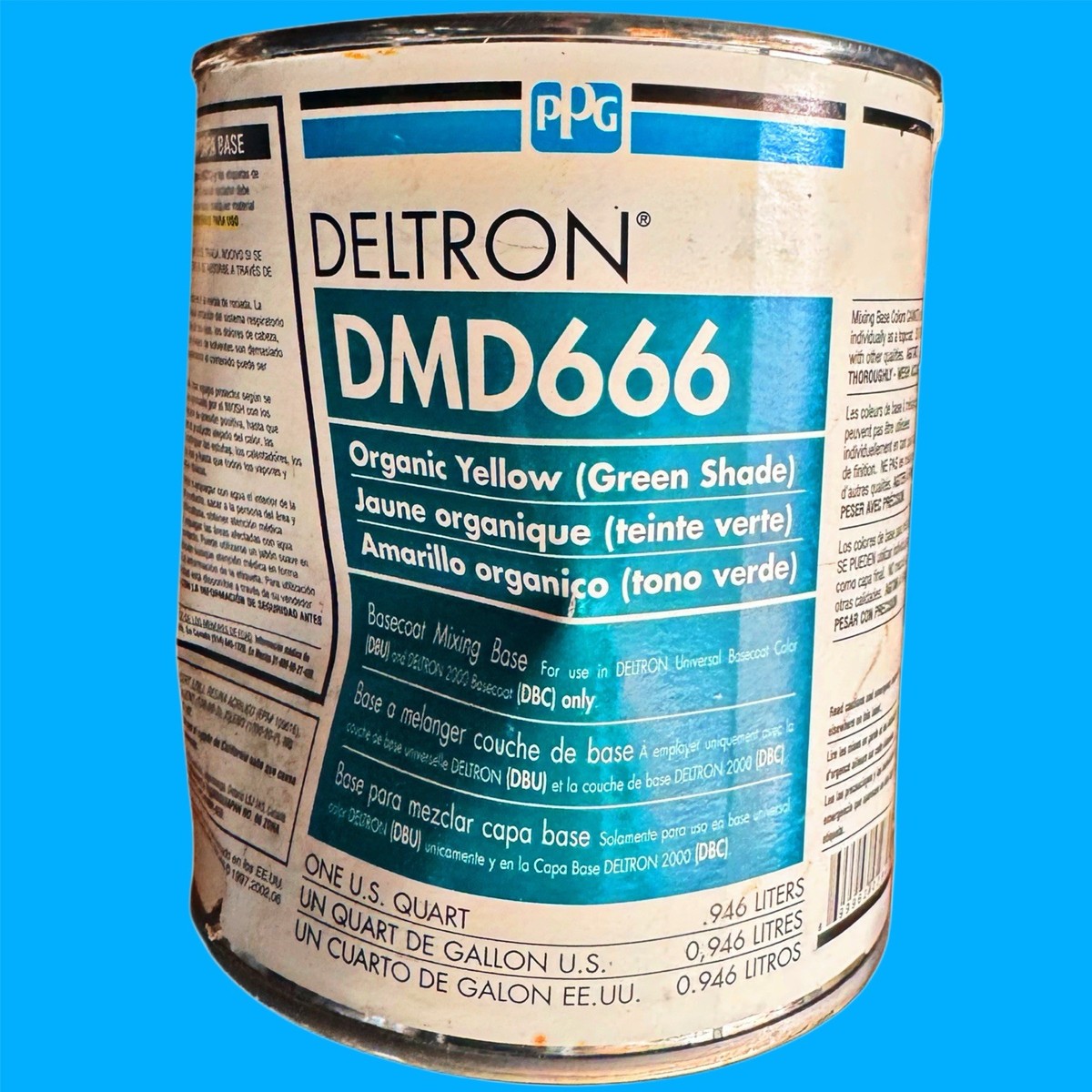 PPG Deltron Paint DMD 666 Organic Yellew 1qt for sale online | eBay