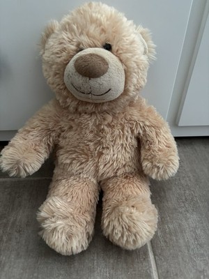 Build a Bear Workshop Plüschbär hellbraun Big Nose Teddy ca. 40 cm Herzschlag