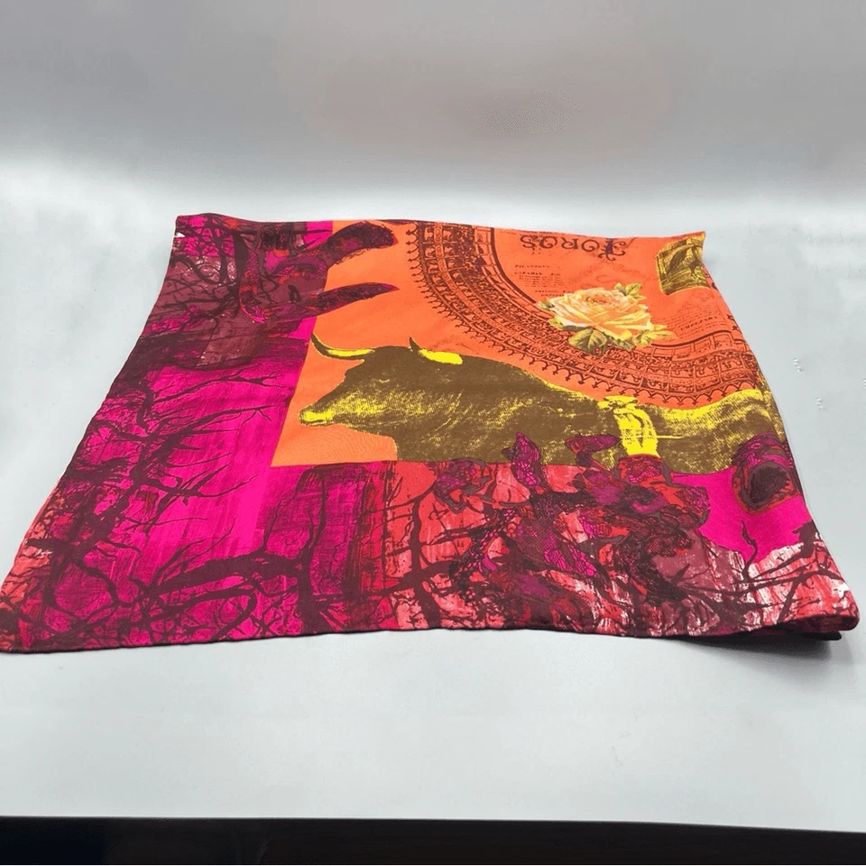 Bufanda cuadrada de seda Christian Lacroix Foto 3 de 4