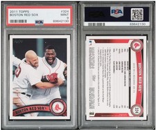 David Ortiz / Boston Red Sox PSA 9 MINT - 2011 Topps # 324 - Hall Of Fame DH