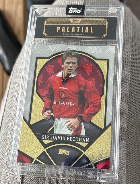 Sir David Beckham 1/10 Topps Palatial Manchester United 2025/26 Hard Chase