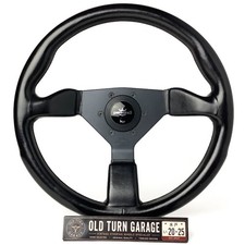 Personal Grinta Steering Wheel 350mm Black Leather Genuine Horn Button Jdm