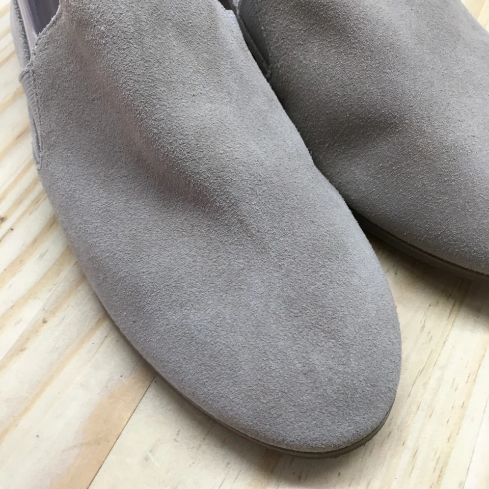 Zapatos Lucky Brand para mujer 9 M Charsa 2 mocasines planos gris gamuza cómodos sin cordones Foto 4 de 4