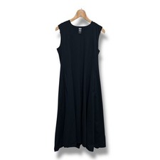 UNIQLO Theory Ultra Stretch Flare Dress Black Size L Used Casual Sleeveless