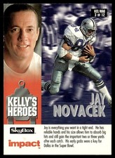 1993 SkyBox Impact Jay Novacek/Keith Jackson Miami Dolphins #KEL-MAG 3