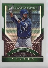2015 Panini Elite Extra Edition Status Emerald Die-Cut /25 Julian Leon #149 l5w