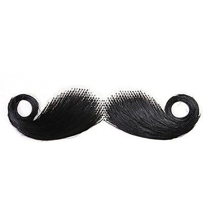 Xuanhefa Beard, Mustache, Human Hair Wig, Handmade, Authentic, For Cosplay, 1 P_