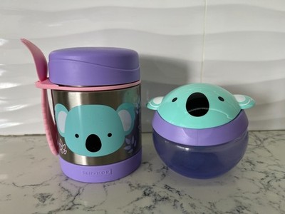 Skip Hop Purple Koala: Stainless Steel Fruit Cup and Snack Cup