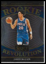 2024-25 Panini Select #16 Jared McCain Rookie Revolution Philadelphia 76ers
