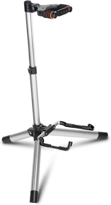 Floor Guitar Stand for Acoustic & Electric Guitars & Bass - Adjustable Height, F