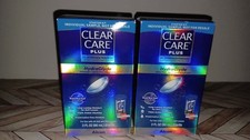 2X 3oz Clear Care Plus  HydraGlyde Starter Ki...