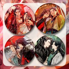 4pcs Pin Badge Anime Scum Villain Self Saving System Shen Qingqiu Luo Binghe