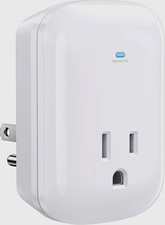  ETL Listed  1350 Joules Single Outlet Surge Protector for TV, PC, Xbox, PS5, R