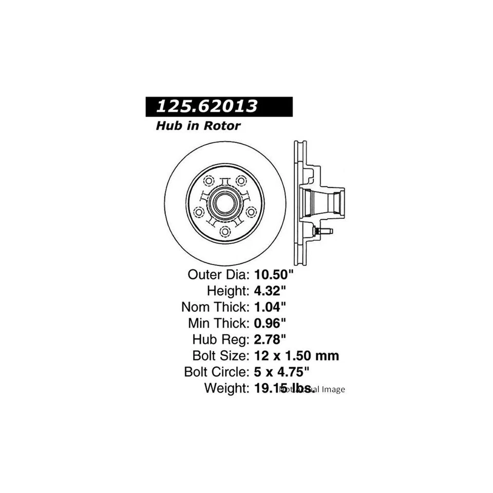 Juego de pastillas de freno de disco delanteras rotor de freno de disco para Chevrolet LLV 1987-1995 Foto 3 de 4
