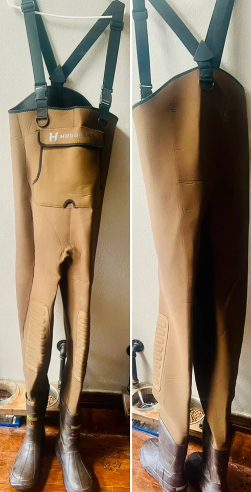 Hodgman Overalls Caster Neoprene Cleated Boot Foot Chest Waders Mens Size 8 - Image 2 of 4
